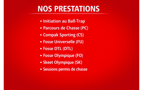 Nos prestations - Intallations - Club House