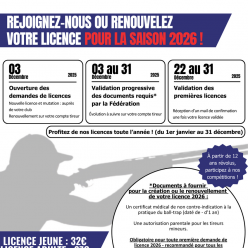 Licences  obligatoire 2026